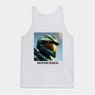 Halo game quotes - Master chief - Spartan 117 - WQ01-v4 Tank Top
